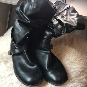 Double Wide Calf Boots